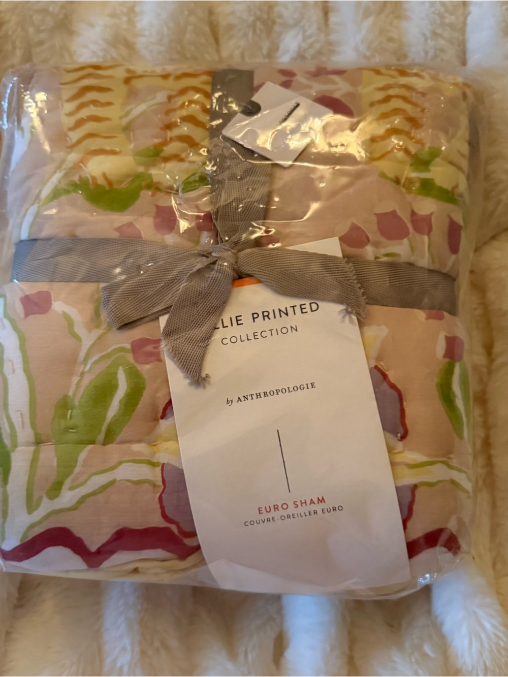 Millie Printed Collection Euro Sham by Anthropologie